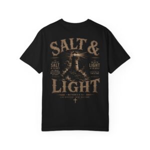 Salt & Light Christian T-Shirt — Lighthouse Faith Graphic Tee