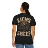 Lions Not Sheep T-Shirt - Vintage Lion Cross Graphic