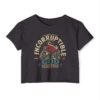 14087716397409952582_2048-1.jpeg Incorrupitible God Crop Top - Vintage Snake & Heart Christian Festival Tee