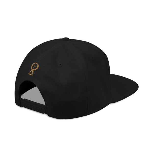 Snapback Hat - Embroidered 'SAVAGE' Gold Leopard Logo Streetwear Cap