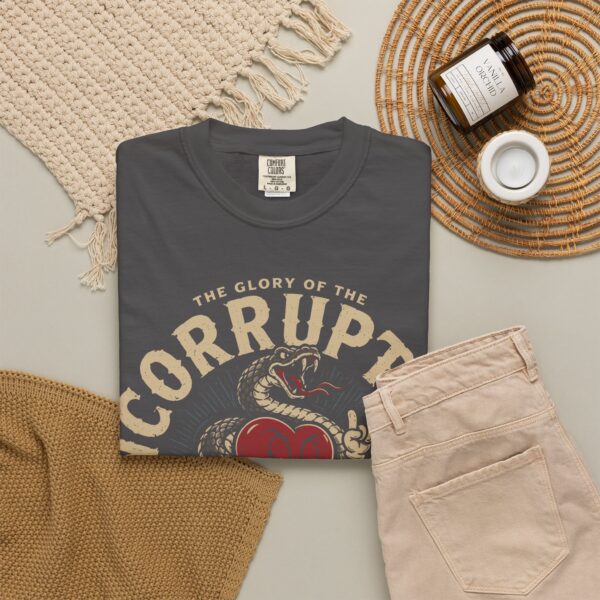2377697771064161300_2048.jpeg Incorruptible God T-Shirt - Faith Vintage Graphic Tee (Romans 1:23)
