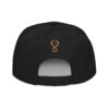 Snapback Hat - Embroidered 'SAVAGE' Gold Leopard Logo Streetwear Cap