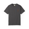 Love Thy Enemy T-shirt - Graphic Garment-Dyed Tee with Dark Cross & Snake Design