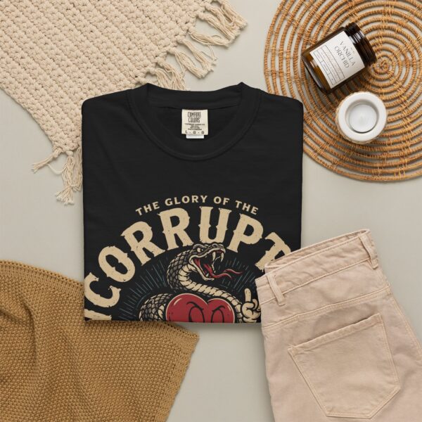 7586066698791855505_2048.jpeg Incorruptible God T-Shirt - Faith Vintage Graphic Tee (Romans 1:23)