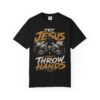 8942710530006940086_2048.jpeg Try Jesus Not Me T-Shirt - "Cause I Throw Hands" Christian Warrior Tee