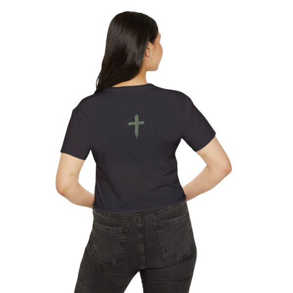 Unconsumed Flame Crop Top - Women's Faith Festival Graphic Tee