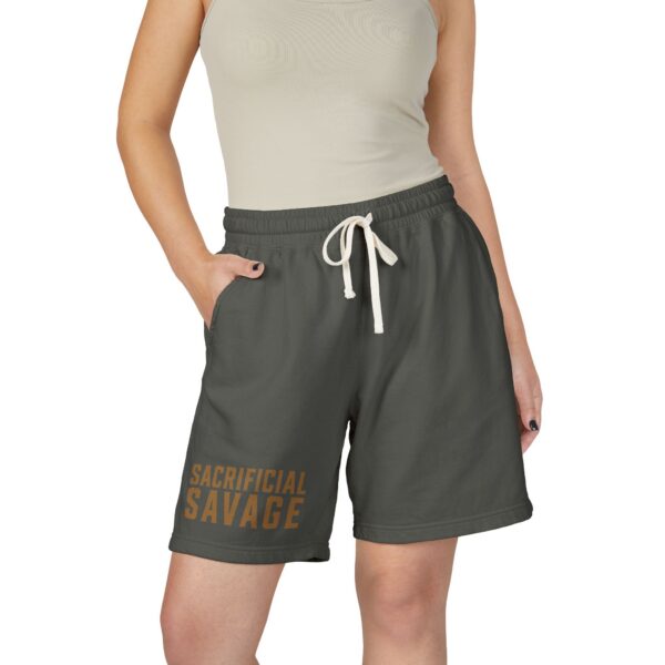 18178334164182397941_2048.jpeg Sacrificial Savage Fleece Sweat Shorts