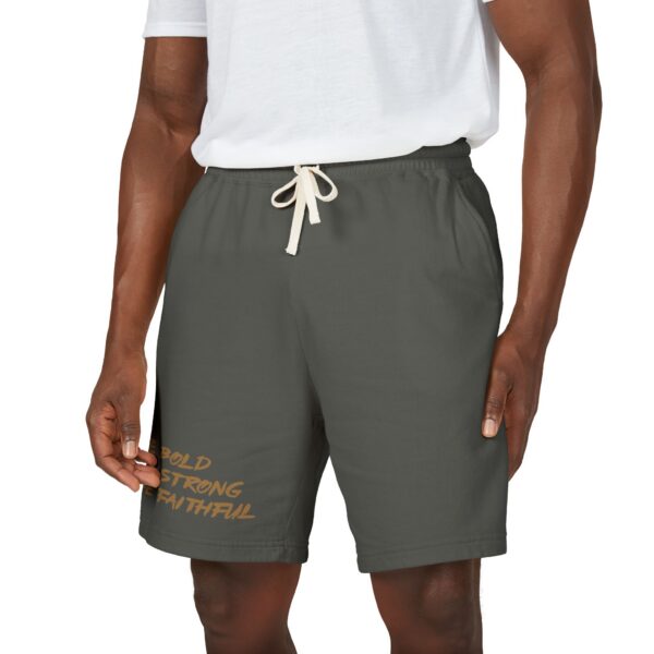 Be Bold Be Strong Be Faithful Fleece Sweat Shorts