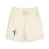 Fleece Sweat Shorts — Minimal Radiant Cross Christian Lounge Shorts